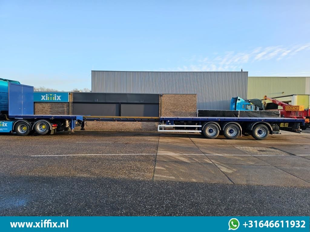 Полуприцеп бортовой/ Платформа Doll 3-ass. Vlakke uitschuifbare oplegger / Naloop gestuurd / 14091: фото 11