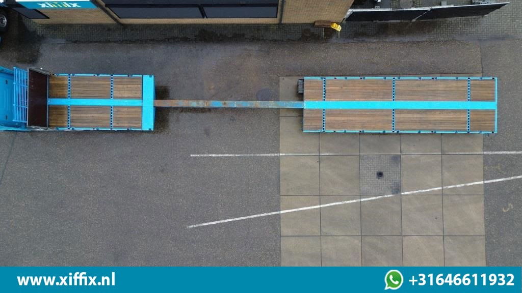 ES-GE 3-ass. Vlakke uitschuifbare oplegger / Naloop gestuurd - Полуприцеп бортовой/ Платформа: фото 3 ES-GE 3-ass. Vlakke uitschuifbare oplegger / Naloop gestuurd - Полуприцеп бортовой/ Платформа: фото 3