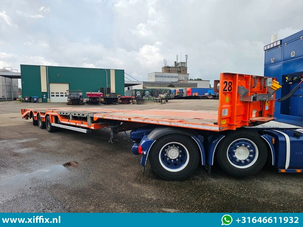 Faymonville 3-ass. Vlakke uitschuifbare Mega oplegger / Uitklapbare laadvloer klep / Naloop gestuurd - Полуприцеп бортовой/ Платформа: фото 4 Faymonville 3-ass. Vlakke uitschuifbare Mega oplegger / Uitklapbare laadvloer klep / Naloop gestuurd - Полуприцеп бортовой/ Платформа: фото 4