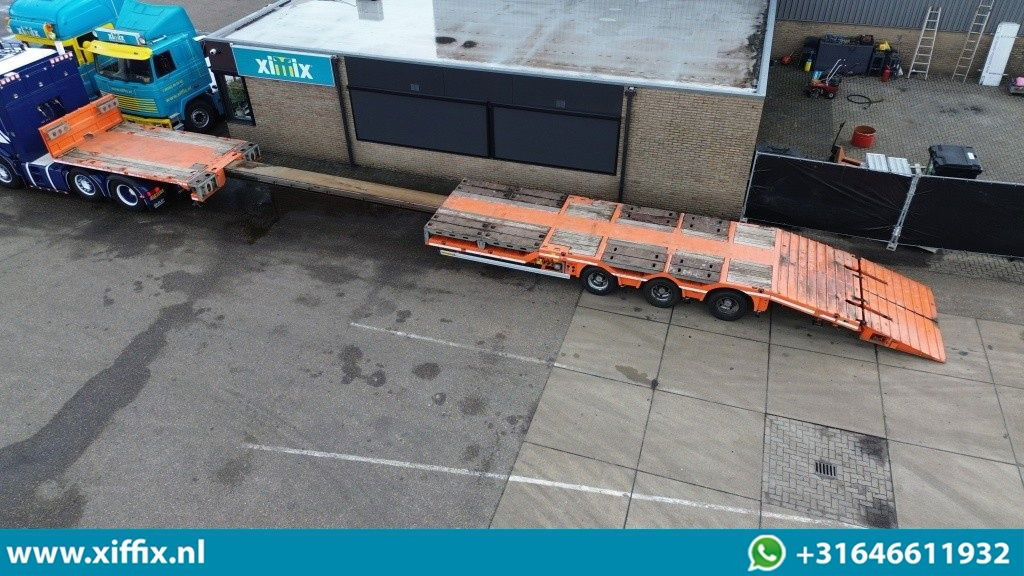 Faymonville 3-ass. Vlakke uitschuifbare Mega oplegger / Uitklapbare laadvloer klep / Naloop gestuurd - Полуприцеп бортовой/ Платформа: фото 2 Faymonville 3-ass. Vlakke uitschuifbare Mega oplegger / Uitklapbare laadvloer klep / Naloop gestuurd - Полуприцеп бортовой/ Платформа: фото 2