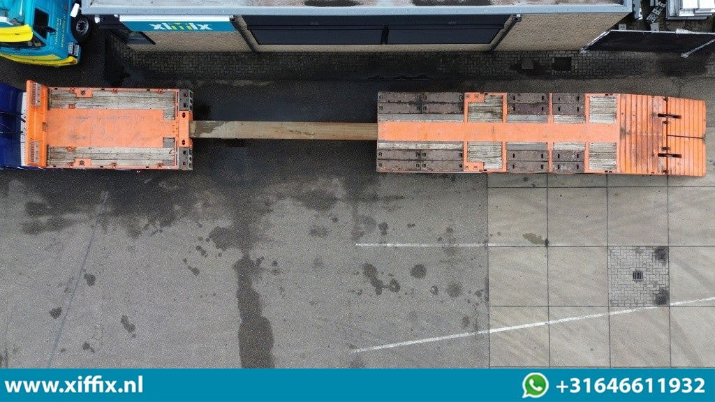 Faymonville 3-ass. Vlakke uitschuifbare Mega oplegger / Uitklapbare laadvloer klep / Naloop gestuurd - Полуприцеп бортовой/ Платформа: фото 3 Faymonville 3-ass. Vlakke uitschuifbare Mega oplegger / Uitklapbare laadvloer klep / Naloop gestuurd - Полуприцеп бортовой/ Платформа: фото 3