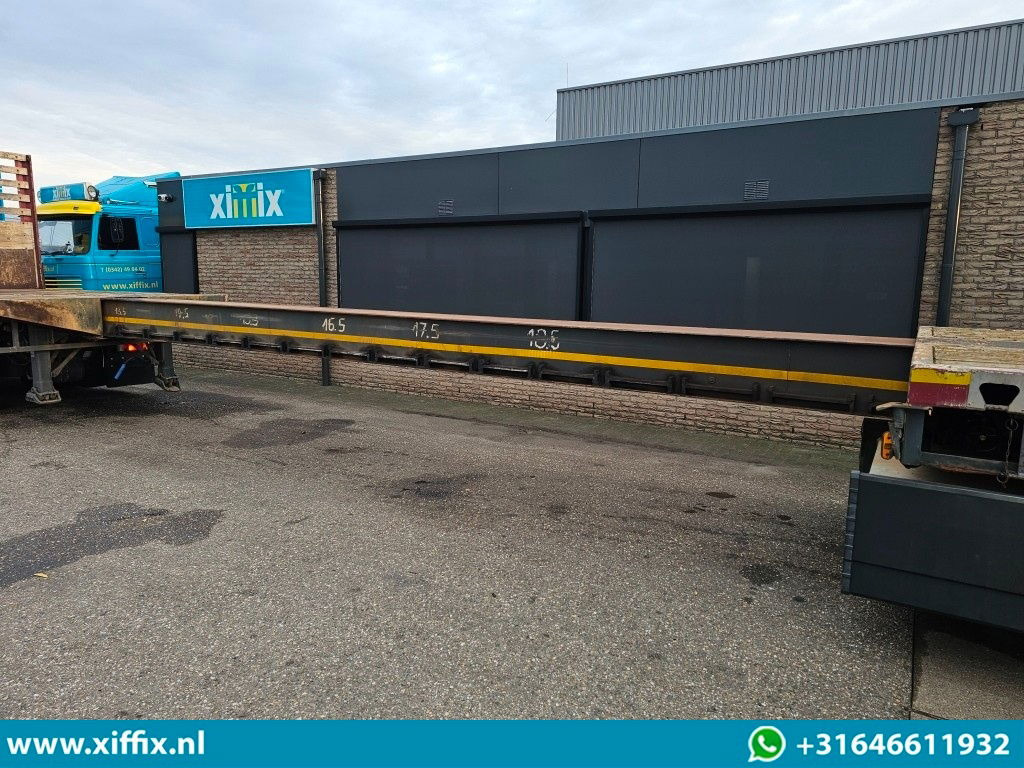 Полуприцеп бортовой/ Платформа Meusburger 3-ass. Vlakke uitschuifbare oplegger / 3x gestuurd: фото 8 Полуприцеп бортовой/ Платформа Meusburger 3-ass. Vlakke uitschuifbare oplegger / 3x gestuurd: фото 8