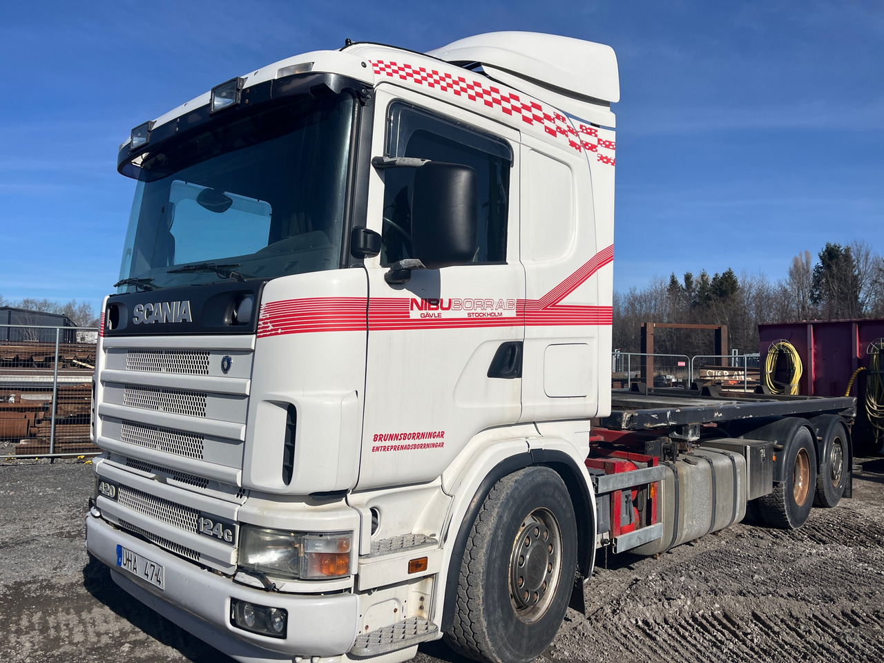 Scania R124GB 6X2 4NB420 - Грузовик бортовой/ Платформа: фото 1 Scania R124GB 6X2 4NB420 - Грузовик бортовой/ Платформа: фото 1