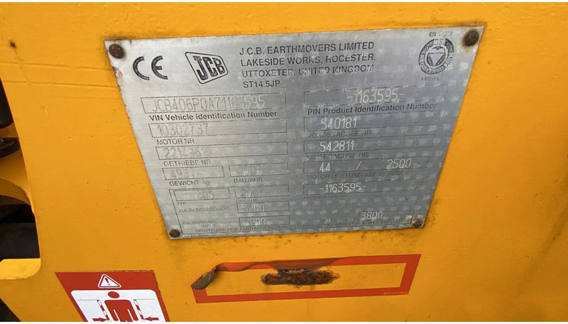 Колёсный погрузчик JCB KNIKSCHOVEL 406: фото 15 Колёсный погрузчик JCB KNIKSCHOVEL 406: фото 15