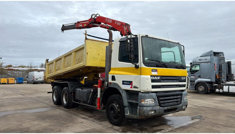 DAF CF 85.340 (EURO 3 / MANUAL GEARBOX / TOP CONDITION / BIG AXLE / STEEL SUSP. / FASSI F130 CRANE) - Самосвал, Автоманипулятор: фото 3 DAF CF 85.340 (EURO 3 / MANUAL GEARBOX / TOP CONDITION / BIG AXLE / STEEL SUSP. / FASSI F130 CRANE) - Самосвал, Автоманипулятор: фото 3