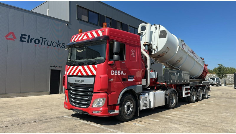 DAF XF 460 (17500L / IPSAM VACUUM + HIGH PRESSURE / BELGIAN TRUCK + TRAILER / TOP CONDITION) - Ассенизатор: фото 1 DAF XF 460 (17500L / IPSAM VACUUM + HIGH PRESSURE / BELGIAN TRUCK + TRAILER / TOP CONDITION) - Ассенизатор: фото 1