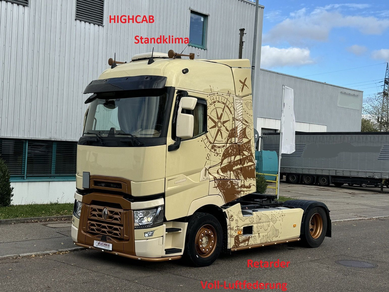 Renault T520 HIGHCAB TTC-Umbau 2-Tanks Retarder Standkli - Тягач: фото 2 Renault T520 HIGHCAB TTC-Umbau 2-Tanks Retarder Standkli - Тягач: фото 2