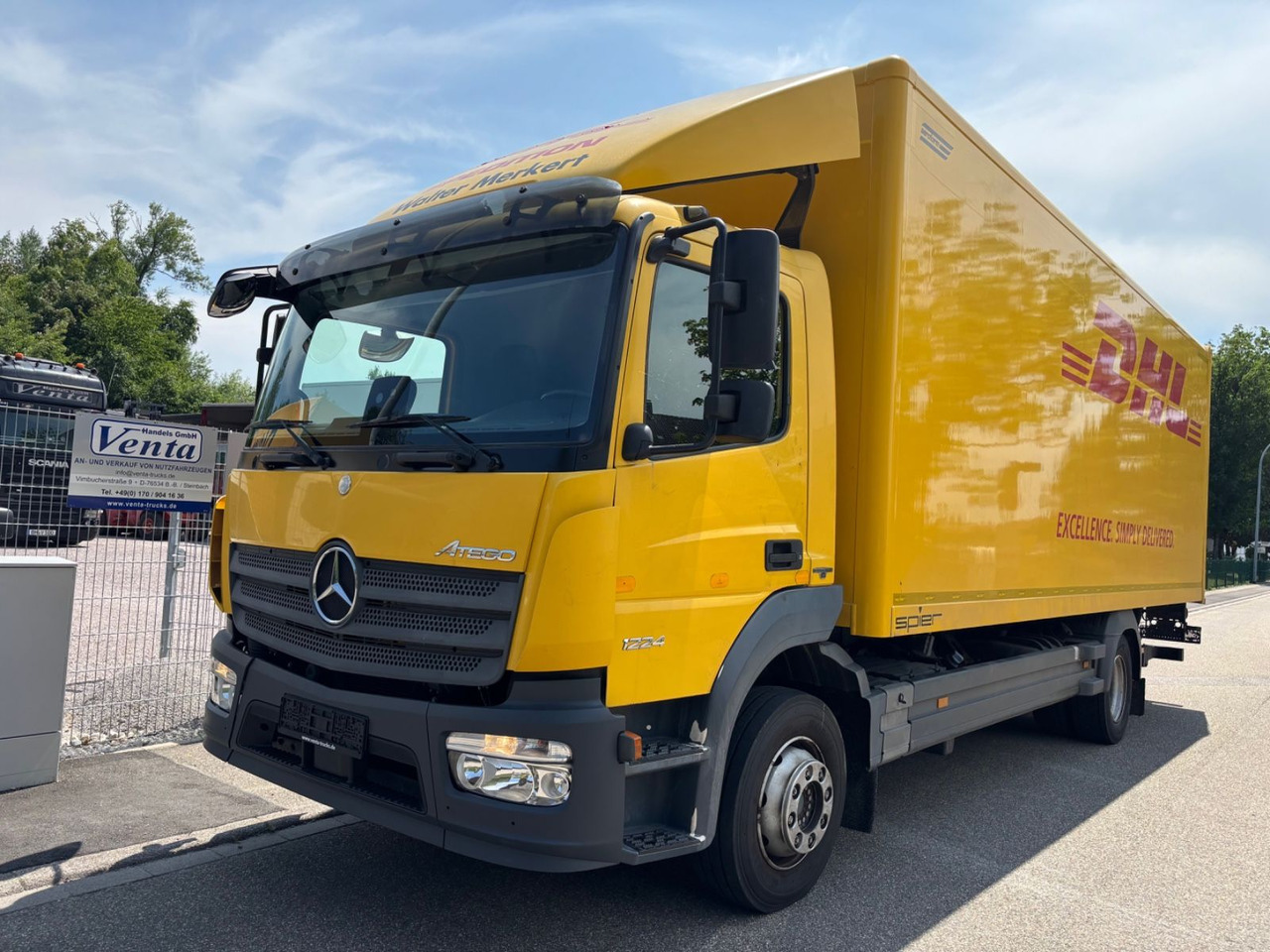 Mercedes-Benz Atego III 1224L, Euro-6, Klima, LBW - Грузовик с закрытым кузовом: фото 1 Mercedes-Benz Atego III 1224L, Euro-6, Klima, LBW - Грузовик с закрытым кузовом: фото 1