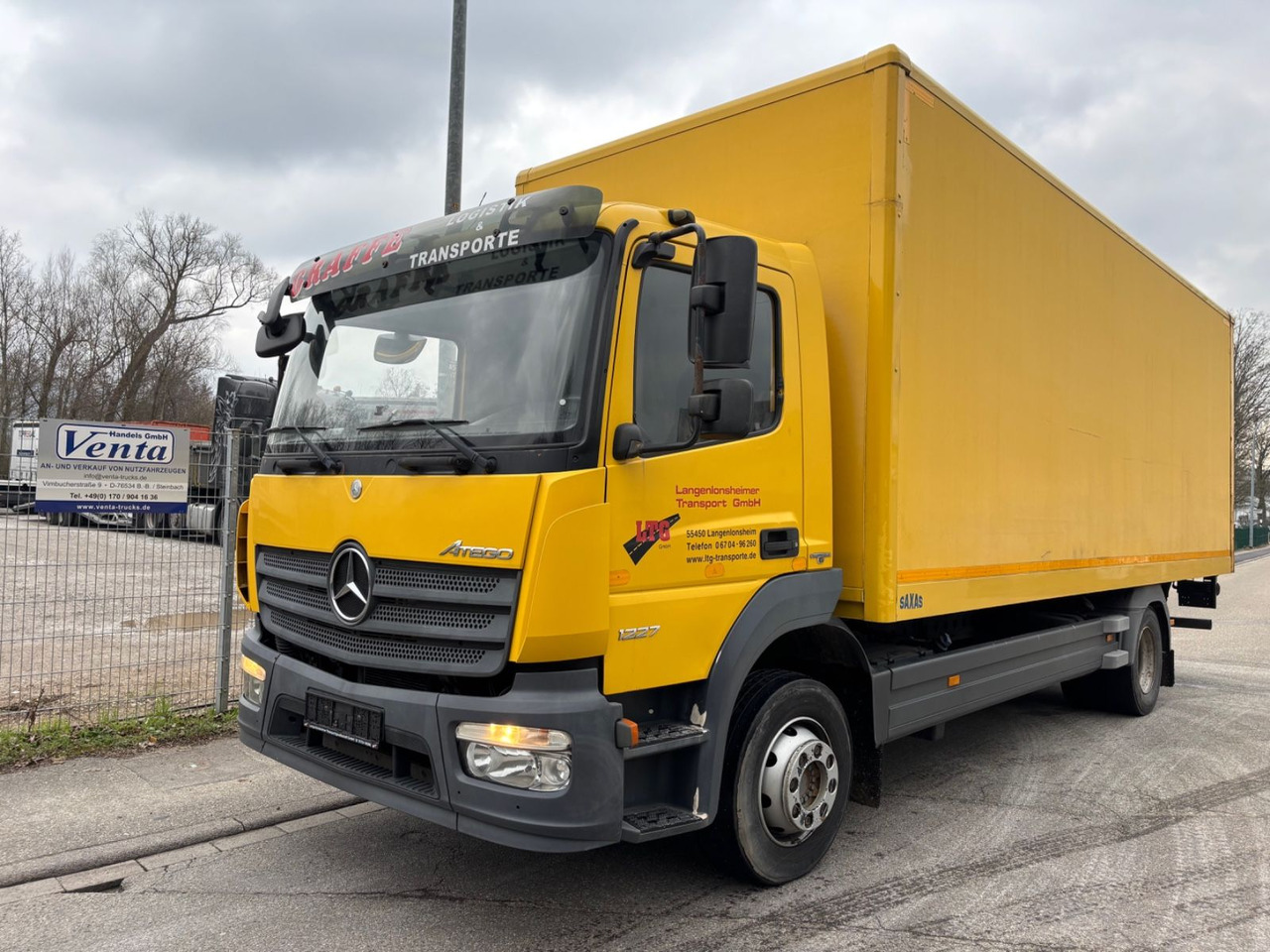 Mercedes-Benz Atego III 1227L, Euro-6, Klima, LBW - Грузовик с закрытым кузовом: фото 1 Mercedes-Benz Atego III 1227L, Euro-6, Klima, LBW - Грузовик с закрытым кузовом: фото 1