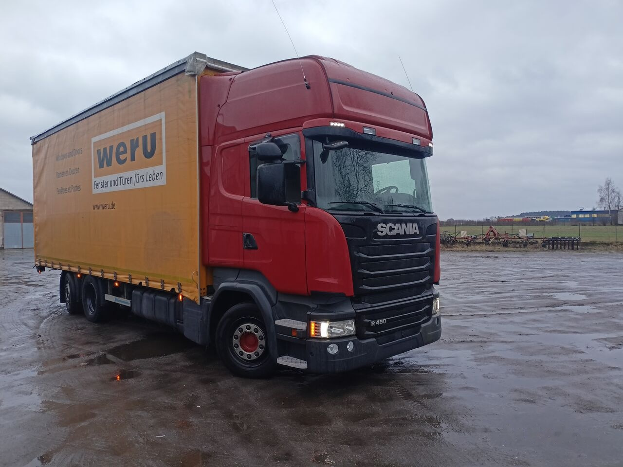 Scania R450 Transport okien - Тентованный грузовик: фото 2 Scania R450 Transport okien - Тентованный грузовик: фото 2