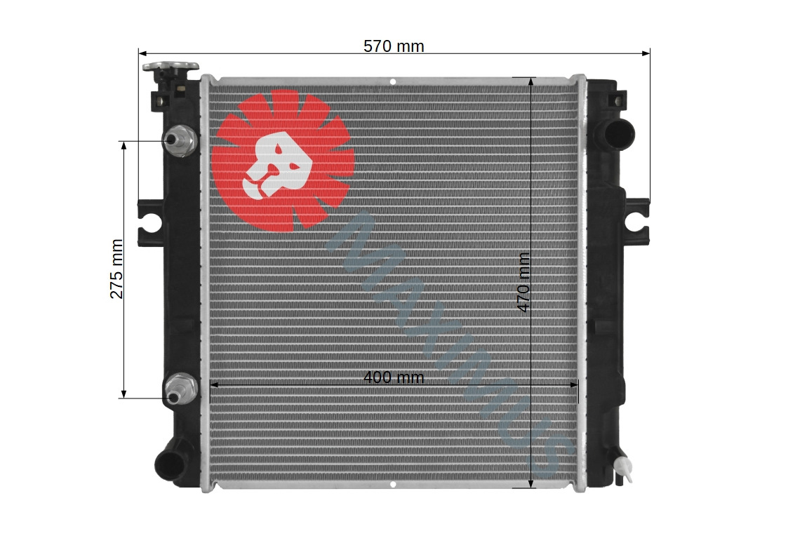MITSUBISHI FORKLIFT WÓZEK WIDŁWY - Радиатор для Вилочных погрузчиков: фото 2 MITSUBISHI FORKLIFT WÓZEK WIDŁWY - Радиатор для Вилочных погрузчиков: фото 2