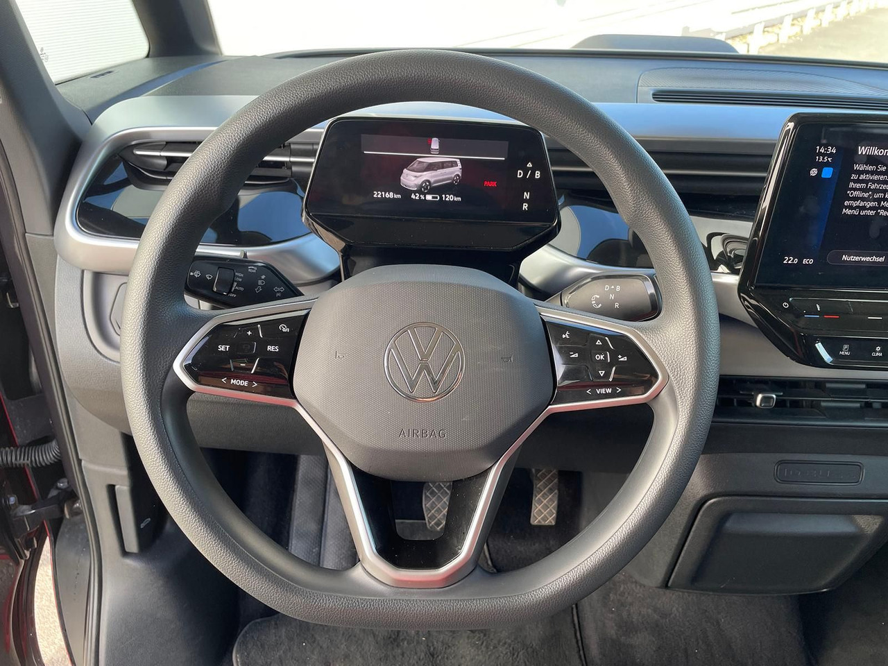 Пассажирский фургон, Электрический фургон Volkswagen ID.Buzz KW Fahrwerk LM Felgen KLIMA PDC ACC DAB: фото 15