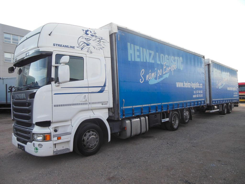 Scania R410, JUMBOZUG 120M3, RETARDER, TOP STAND!! - Тентованный грузовик: фото 1 Scania R410, JUMBOZUG 120M3, RETARDER, TOP STAND!! - Тентованный грузовик: фото 1