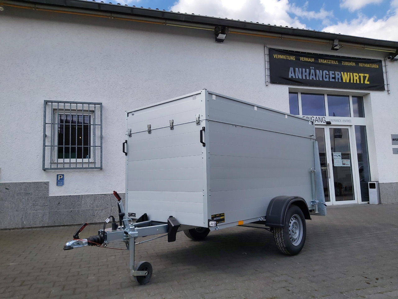 ALUBOXX Deckelanhänger GTB 1200 VT2 251x126x118cm Heckrampe (S) 1160kg Winter Aktion - Прицеп-фургон: фото 3 ALUBOXX Deckelanhänger GTB 1200 VT2 251x126x118cm Heckrampe (S) 1160kg Winter Aktion - Прицеп-фургон: фото 3