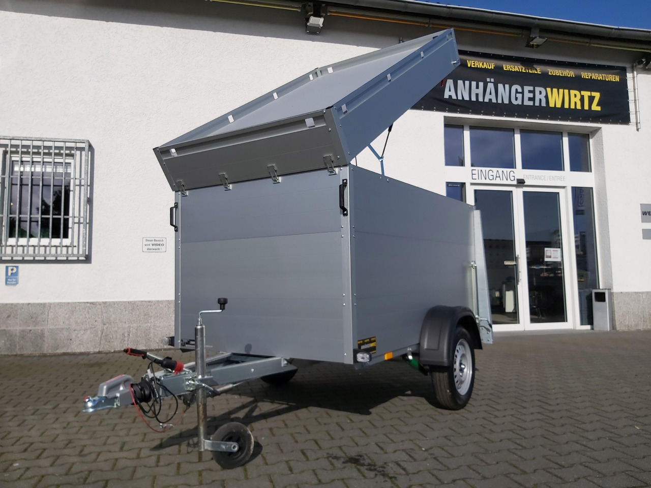 ALUBOXX Deckelanhänger GTB 750 VT2 211x126x118cm Heckrampe (XS) 750kg Top Seller Angebot - Прицеп-фургон: фото 2 ALUBOXX Deckelanhänger GTB 750 VT2 211x126x118cm Heckrampe (XS) 750kg Top Seller Angebot - Прицеп-фургон: фото 2