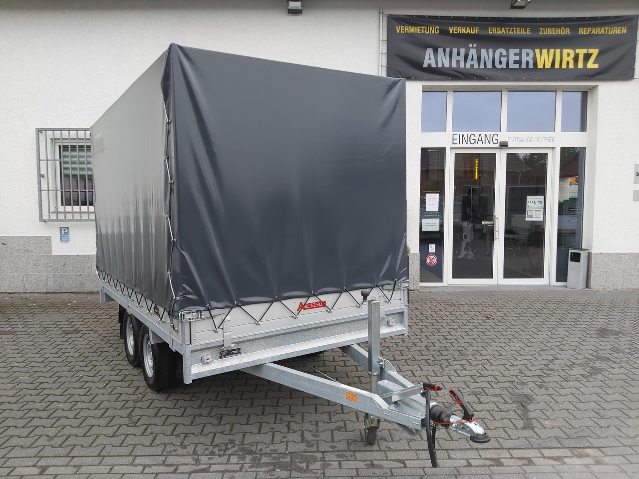 Anssems Hochlader PSX - S 2500 325x178x30cm 180cm Hochplane grau (L) 2500kg Aktion - Тентованный прицеп: фото 5 Anssems Hochlader PSX - S 2500 325x178x30cm 180cm Hochplane grau (L) 2500kg Aktion - Тентованный прицеп: фото 5