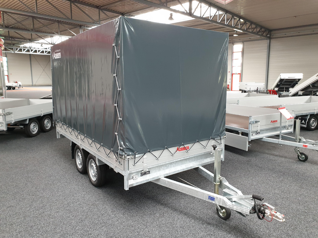 Anssems Hochlader PSX - S 3000 325x178x30cm 180cm Hochplane grau (L) 3000kg Aktion - Тентованный прицеп: фото 3 Anssems Hochlader PSX - S 3000 325x178x30cm 180cm Hochplane grau (L) 3000kg Aktion - Тентованный прицеп: фото 3