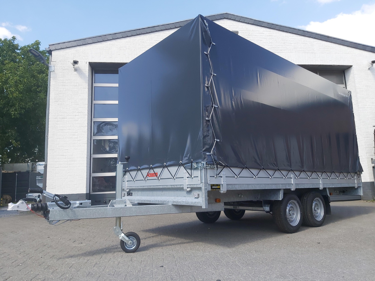 Anssems Hochlader PSX - S 3000 405x178x30cm 180cm Hochplane grau (XL) 3000kg Aktion - Тентованный прицеп: фото 5 Anssems Hochlader PSX - S 3000 405x178x30cm 180cm Hochplane grau (XL) 3000kg Aktion - Тентованный прицеп: фото 5