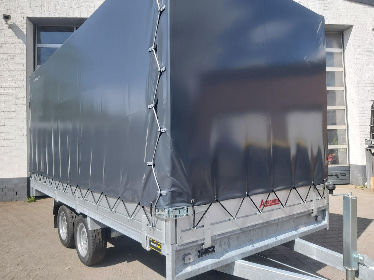 Anssems Hochlader PSX - S 3000 405x178x30cm 180cm Hochplane grau (XL) 3000kg Aktion - Тентованный прицеп: фото 3 Anssems Hochlader PSX - S 3000 405x178x30cm 180cm Hochplane grau (XL) 3000kg Aktion - Тентованный прицеп: фото 3