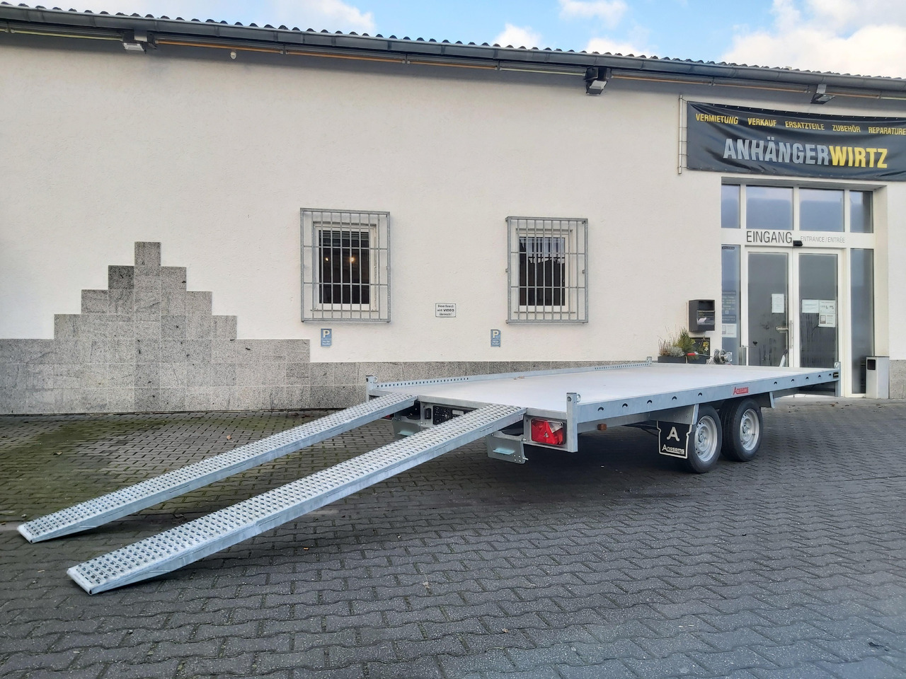 Anssems MSX 3000 Multitransporter 405x200cm Aluboden 3000kg Aktion bei Onlinekauf - Прицеп бортовой/ Платформа: фото 1 Anssems MSX 3000 Multitransporter 405x200cm Aluboden 3000kg Aktion bei Onlinekauf - Прицеп бортовой/ Платформа: фото 1