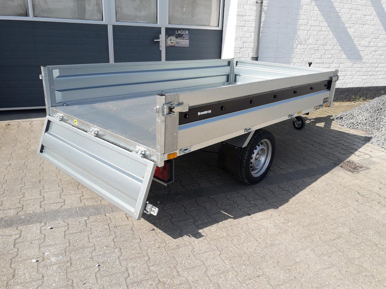 Brenderup Kipper BT 4260 SB 259x143x35cm Stahlwände Stahlboden (S) 1800kg - Самосвальный прицеп: фото 5 Brenderup Kipper BT 4260 SB 259x143x35cm Stahlwände Stahlboden (S) 1800kg - Самосвальный прицеп: фото 5