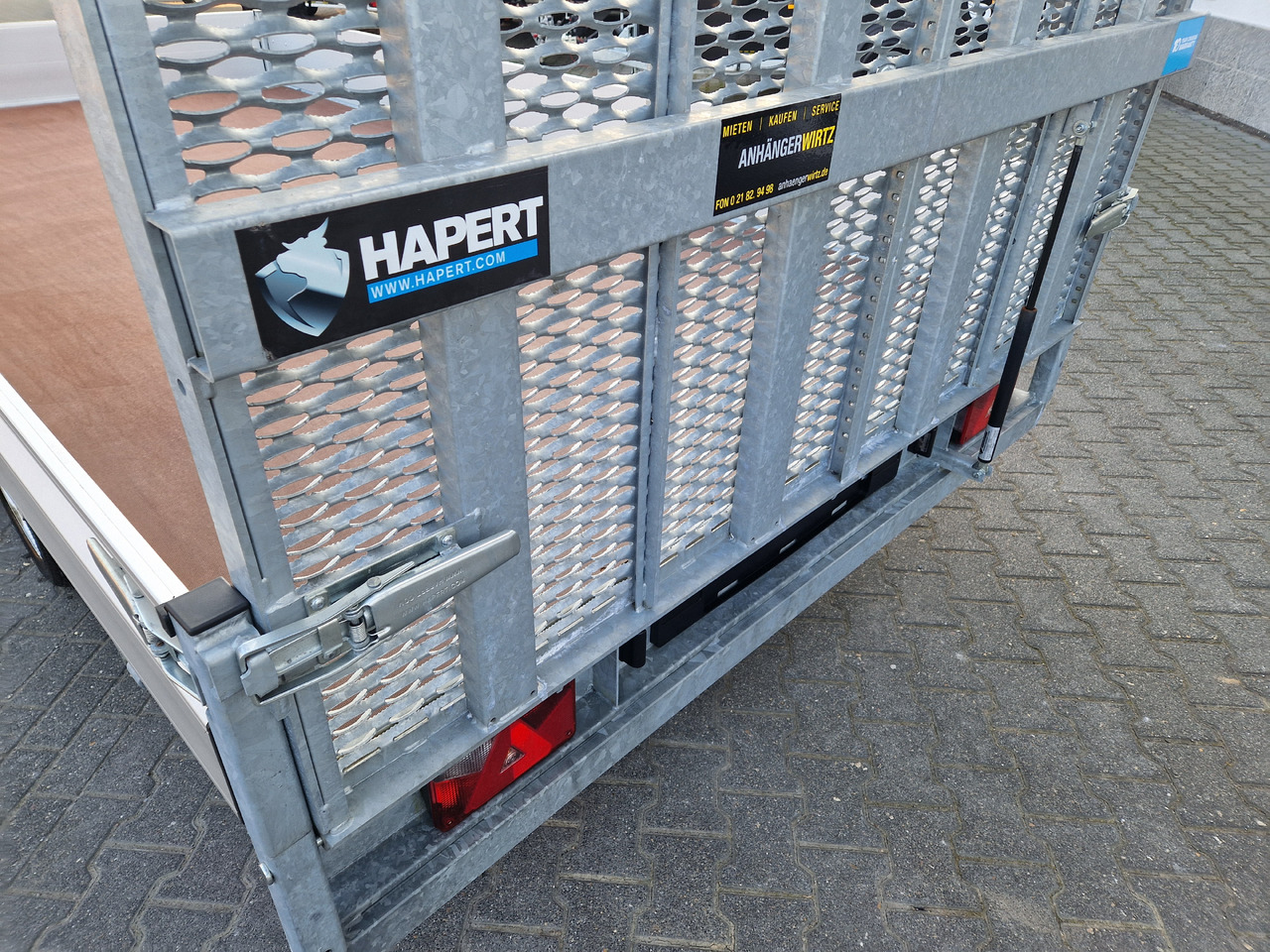 Прицеп для спецтехники Hapert Indigo HT-2 405x201x30cm ankippbar Heckklappe Seilwinde 3500kg: фото 12