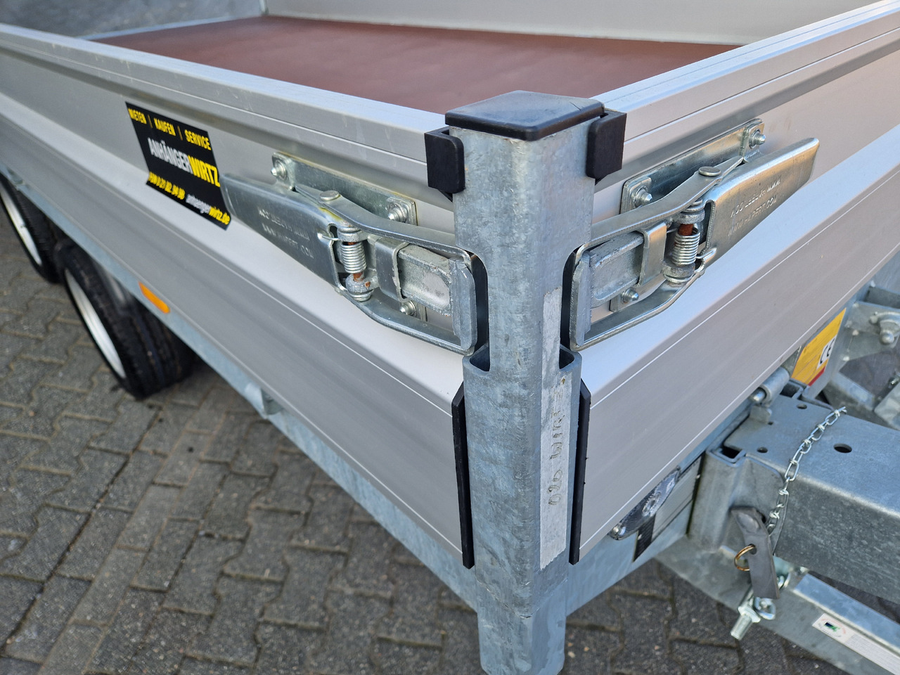Прицеп для спецтехники Hapert Indigo HT-2 405x201x30cm ankippbar Heckklappe Seilwinde 3500kg: фото 9