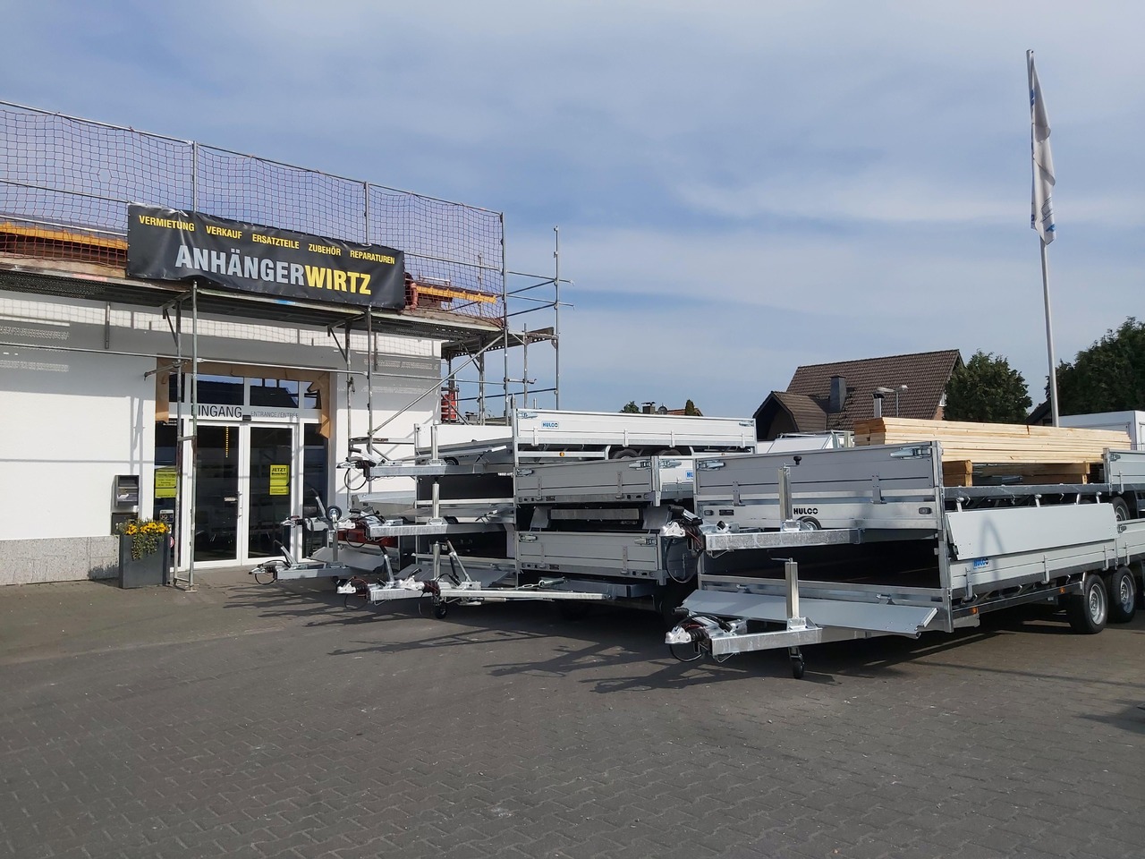 MEDAX - 2 3000 502x203x30cm 12" niedrig Fahrwerk (XXL) 3000kg - Прицеп бортовой/ Платформа: фото 1 MEDAX - 2 3000 502x203x30cm 12" niedrig Fahrwerk (XXL) 3000kg - Прицеп бортовой/ Платформа: фото 1