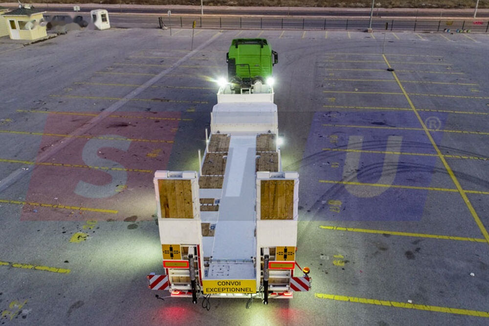 Новый Низкорамный полуприцеп STU 3 Axles Lowbed Trailer: фото 10