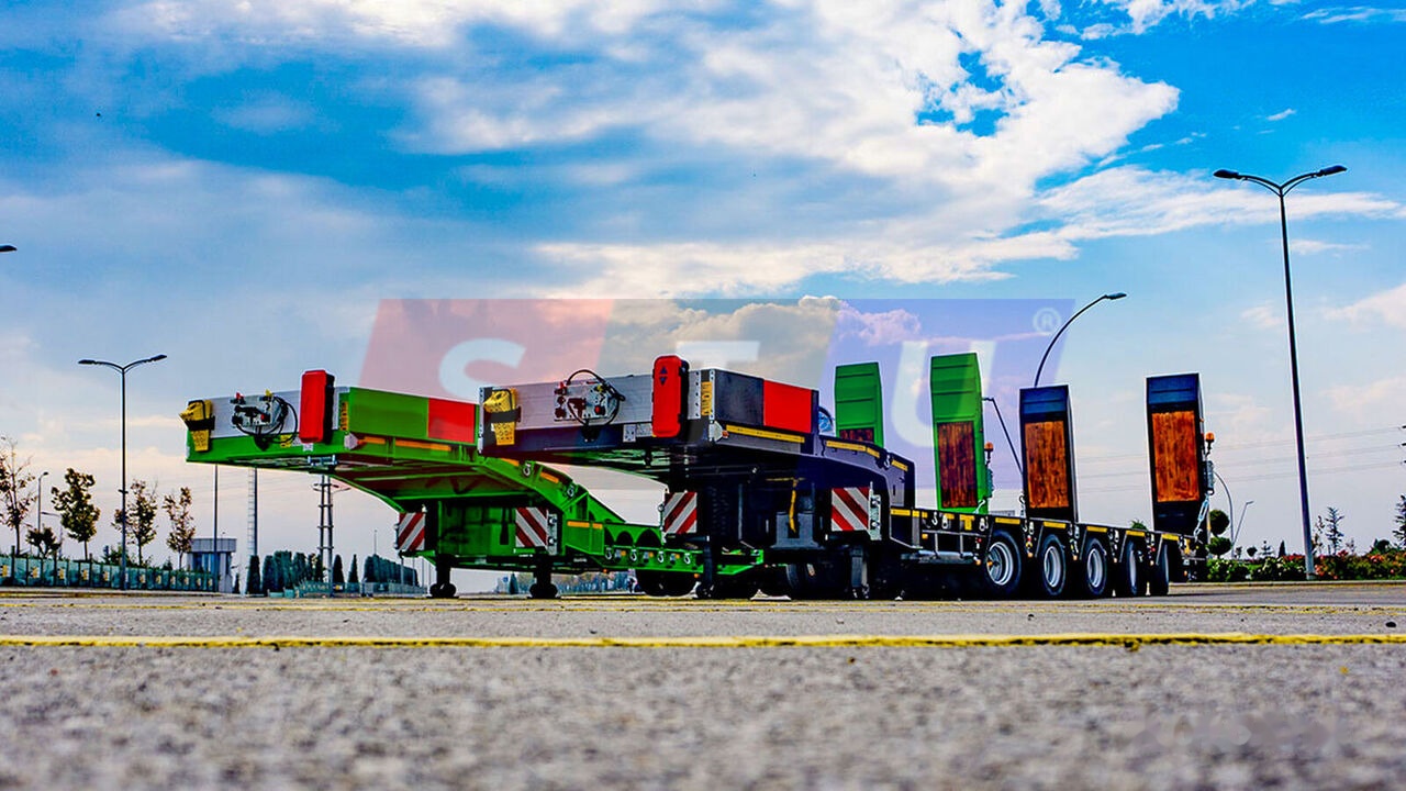 Новый Низкорамный полуприцеп STU 3 Axles Lowbed Trailer: фото 15