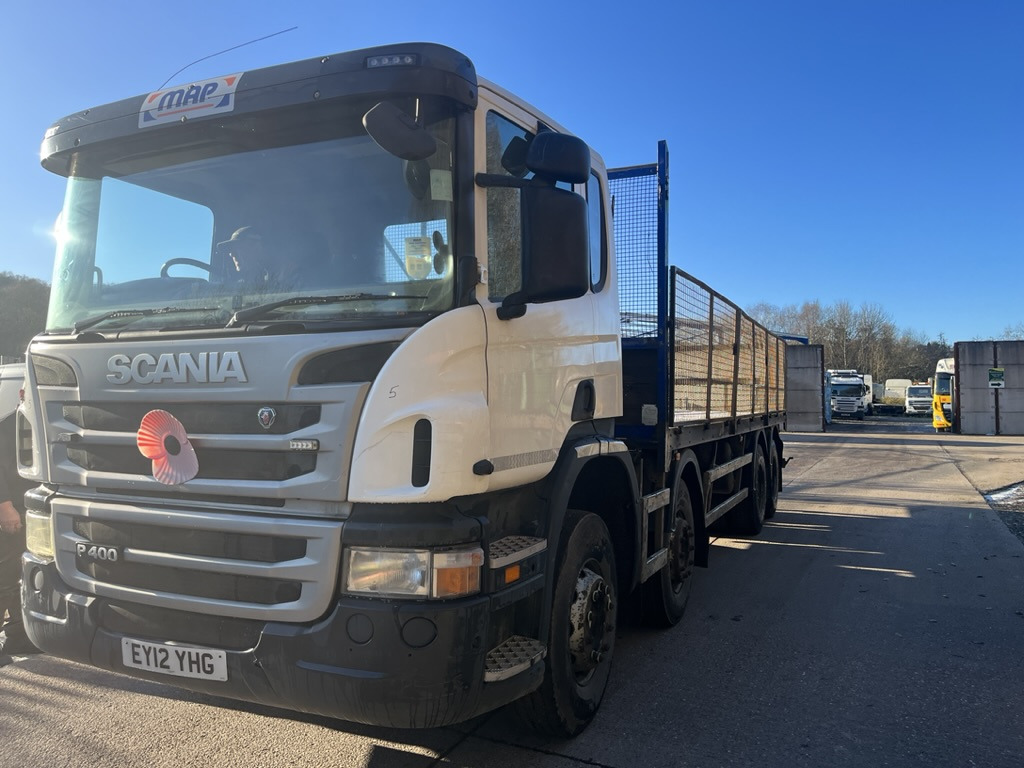 Scania P400 8x4 Rigid - Грузовик бортовой/ Платформа: фото 1 Scania P400 8x4 Rigid - Грузовик бортовой/ Платформа: фото 1