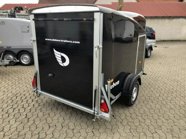Cheval Liberte Debon Cargo 2 Poly + Türe schwarz Aluräder 1300 kg, 100 km/h, 300x155x168cm - Прицеп-фургон: фото 5 Cheval Liberte Debon Cargo 2 Poly + Türe schwarz Aluräder 1300 kg, 100 km/h, 300x155x168cm - Прицеп-фургон: фото 5