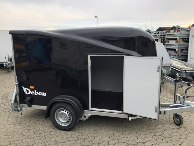 Cheval Liberte Debon Cargo 2 Poly + Türe schwarz Aluräder 1300 kg, 100 km/h, 300x155x168cm - Прицеп-фургон: фото 3 Cheval Liberte Debon Cargo 2 Poly + Türe schwarz Aluräder 1300 kg, 100 km/h, 300x155x168cm - Прицеп-фургон: фото 3