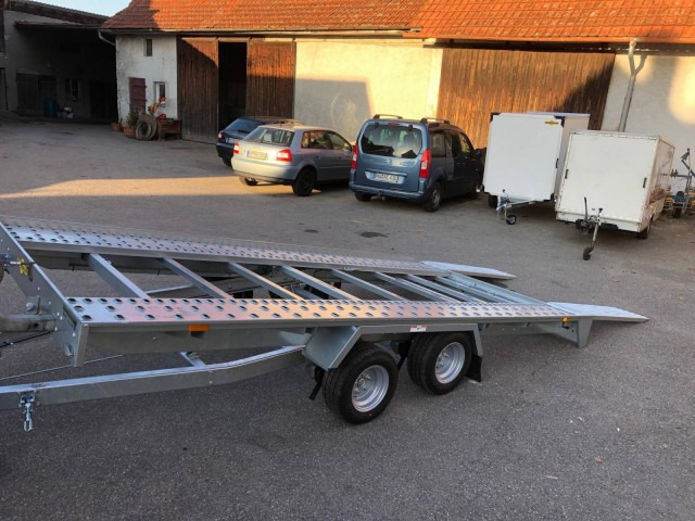 Humbaur Autotransportanhänger FTK 204022, 4000 x 2000 x 50 mm, 2,0 to. - Прицеп-автовоз: фото 3 Humbaur Autotransportanhänger FTK 204022, 4000 x 2000 x 50 mm, 2,0 to. - Прицеп-автовоз: фото 3