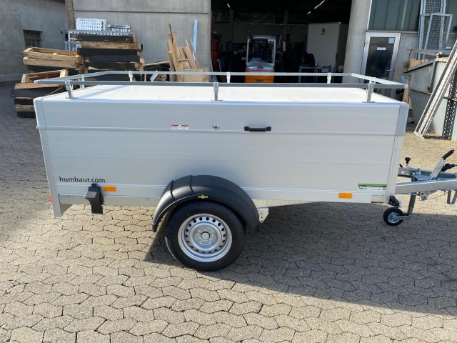 Humbaur HA 132513-5 mit Holz-Alu Deckel mit Reling 1300 kg, 2510 x 1310 x 500mm, 100 km/h - Прицеп для легкового автомобиля: фото 4 Humbaur HA 132513-5 mit Holz-Alu Deckel mit Reling 1300 kg, 2510 x 1310 x 500mm, 100 km/h - Прицеп для легкового автомобиля: фото 4