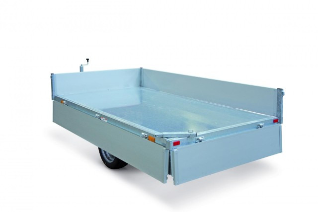 Humbaur HUK 152715 Heckkipper 1,5 t. 2680 x 1500 x 300mm - Самосвальный прицеп: фото 2 Humbaur HUK 152715 Heckkipper 1,5 t. 2680 x 1500 x 300mm - Самосвальный прицеп: фото 2