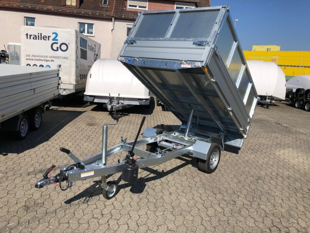 Humbaur HUK 182715 Heckkipper Blechaufsatz 1,8 t. 2680 x 1500 x 300mm - Самосвальный прицеп: фото 5 Humbaur HUK 182715 Heckkipper Blechaufsatz 1,8 t. 2680 x 1500 x 300mm - Самосвальный прицеп: фото 5