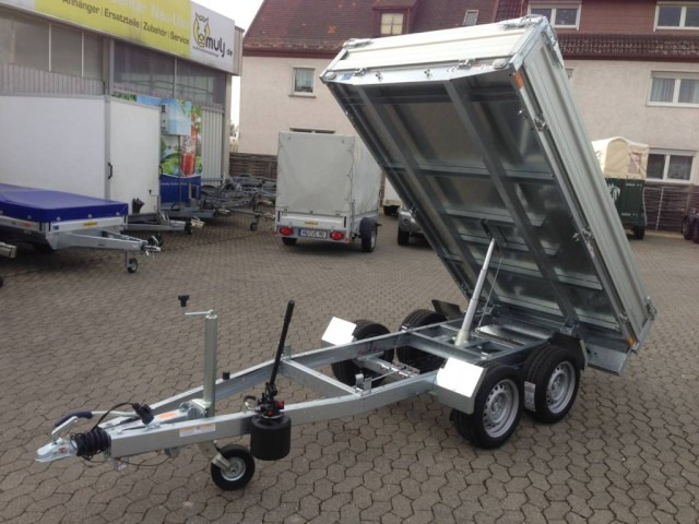Humbaur HUK 202715 Heckkipper 2,0 t. 2680 x 1500 x 300mm - Самосвальный прицеп: фото 2 Humbaur HUK 202715 Heckkipper 2,0 t. 2680 x 1500 x 300mm - Самосвальный прицеп: фото 2