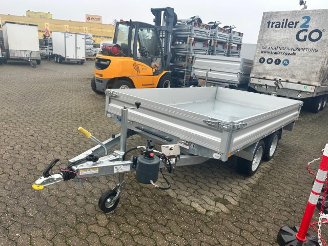 Humbaur HUK 273117 Heckkipper 2,7 t. AkkuFlex 3140 x 1750 x 300 mm - Самосвальный прицеп: фото 1 Humbaur HUK 273117 Heckkipper 2,7 t. AkkuFlex 3140 x 1750 x 300 mm - Самосвальный прицеп: фото 1