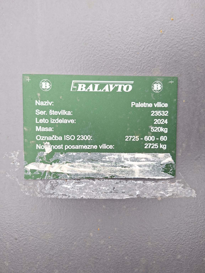 BALAVTO pallet forks 1500 mm - Вилы: фото 5 BALAVTO pallet forks 1500 mm - Вилы: фото 5