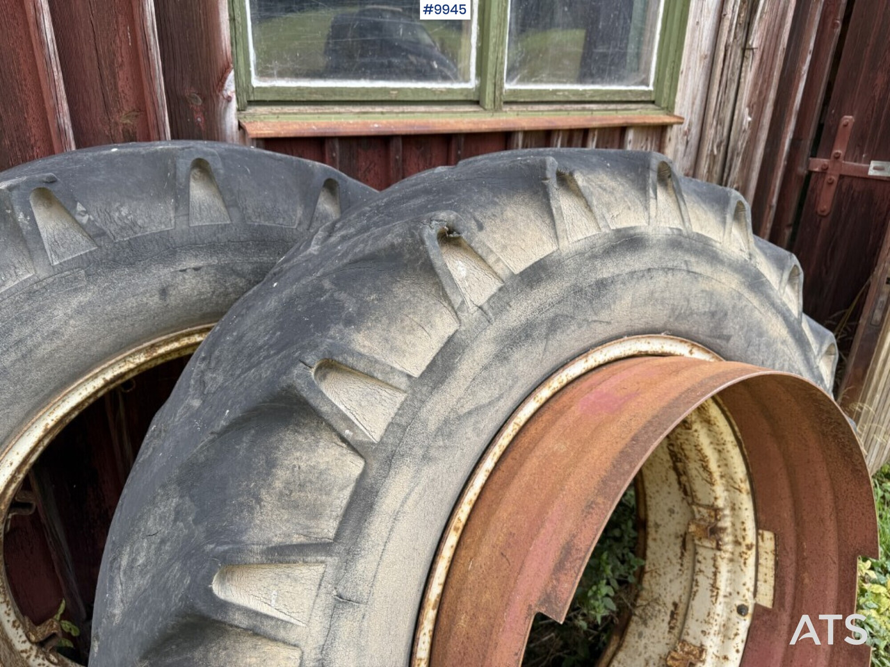 2 tractor tires with rims and rings - Колесо для Тракторов: фото 3 2 tractor tires with rims and rings - Колесо для Тракторов: фото 3