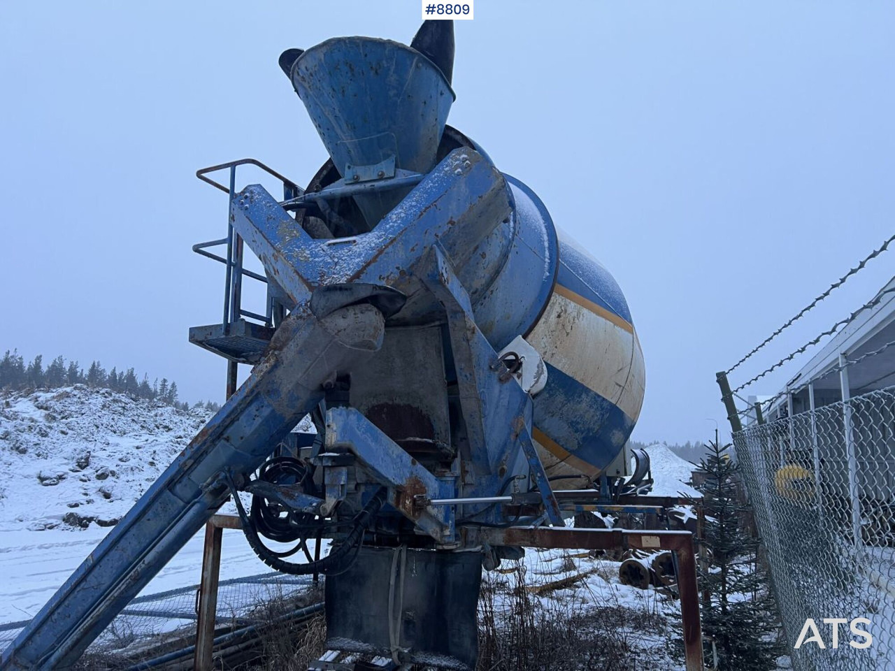 Concrete rotator 6 m3 with Laxo attachment - Барабан смесительный: фото 2 Concrete rotator 6 m3 with Laxo attachment - Барабан смесительный: фото 2