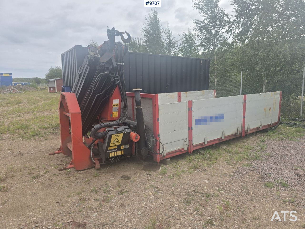 Crane flatbed Palfinger 21 t/m - Кузов платформа: фото 1 Crane flatbed Palfinger 21 t/m - Кузов платформа: фото 1