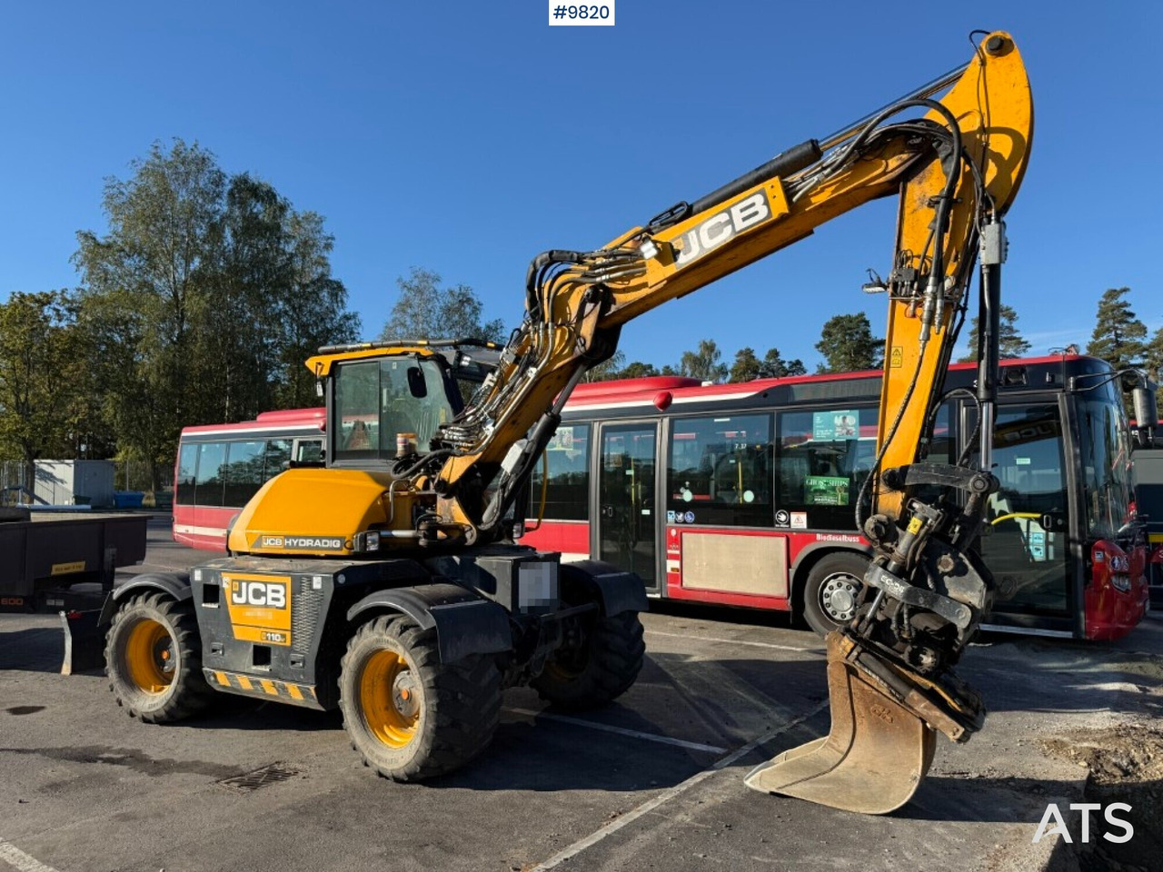 JCB Hydradig 110w wheel excavator with tiltrotator and attachments - Колёсный экскаватор: фото 1 JCB Hydradig 110w wheel excavator with tiltrotator and attachments - Колёсный экскаватор: фото 1