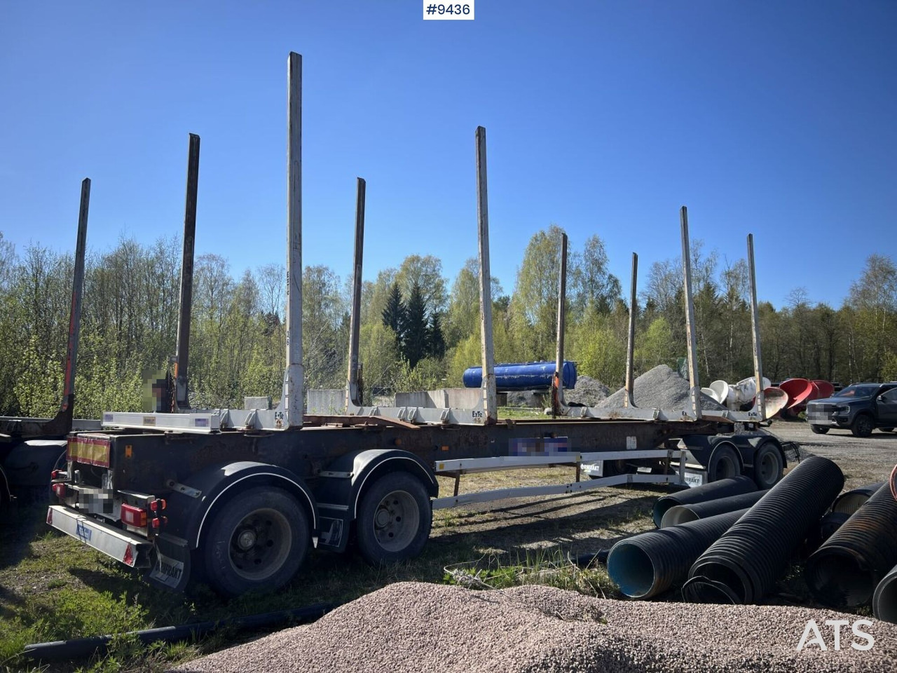 Kilafors SBB4A Logging trailer - Прицеп лесовоз: фото 2 Kilafors SBB4A Logging trailer - Прицеп лесовоз: фото 2