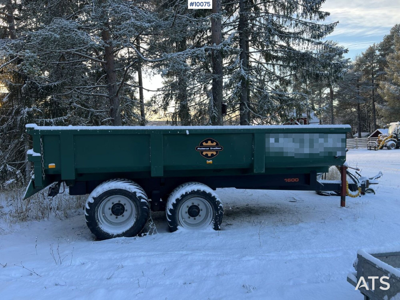 PALMSE 1600 Tipper trailer - Самосвальный прицеп: фото 3 PALMSE 1600 Tipper trailer - Самосвальный прицеп: фото 3