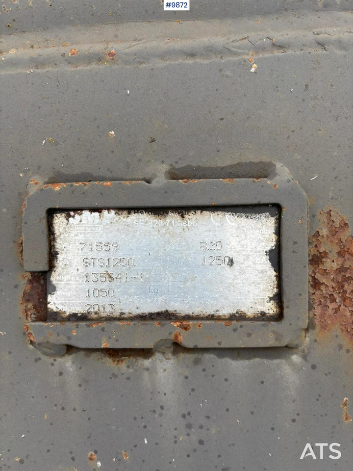 SMP Planer bucket 1250 L - Ковш для экскаватора: фото 5 SMP Planer bucket 1250 L - Ковш для экскаватора: фото 5