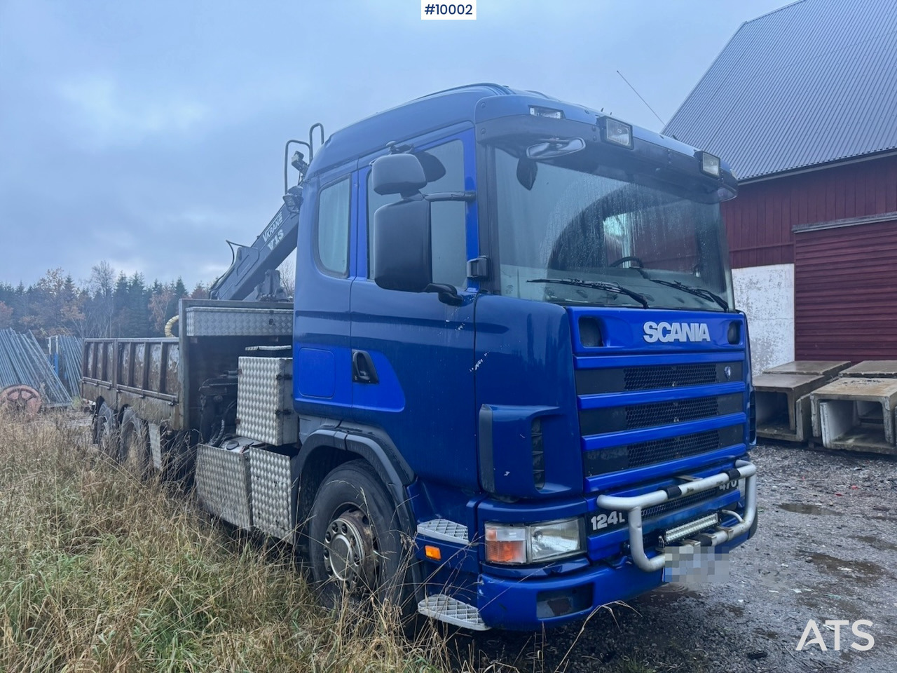 Scania R124 6x2 Flatbed truck with timber crane - Грузовик бортовой/ Платформа, Автоманипулятор: фото 2 Scania R124 6x2 Flatbed truck with timber crane - Грузовик бортовой/ Платформа, Автоманипулятор: фото 2