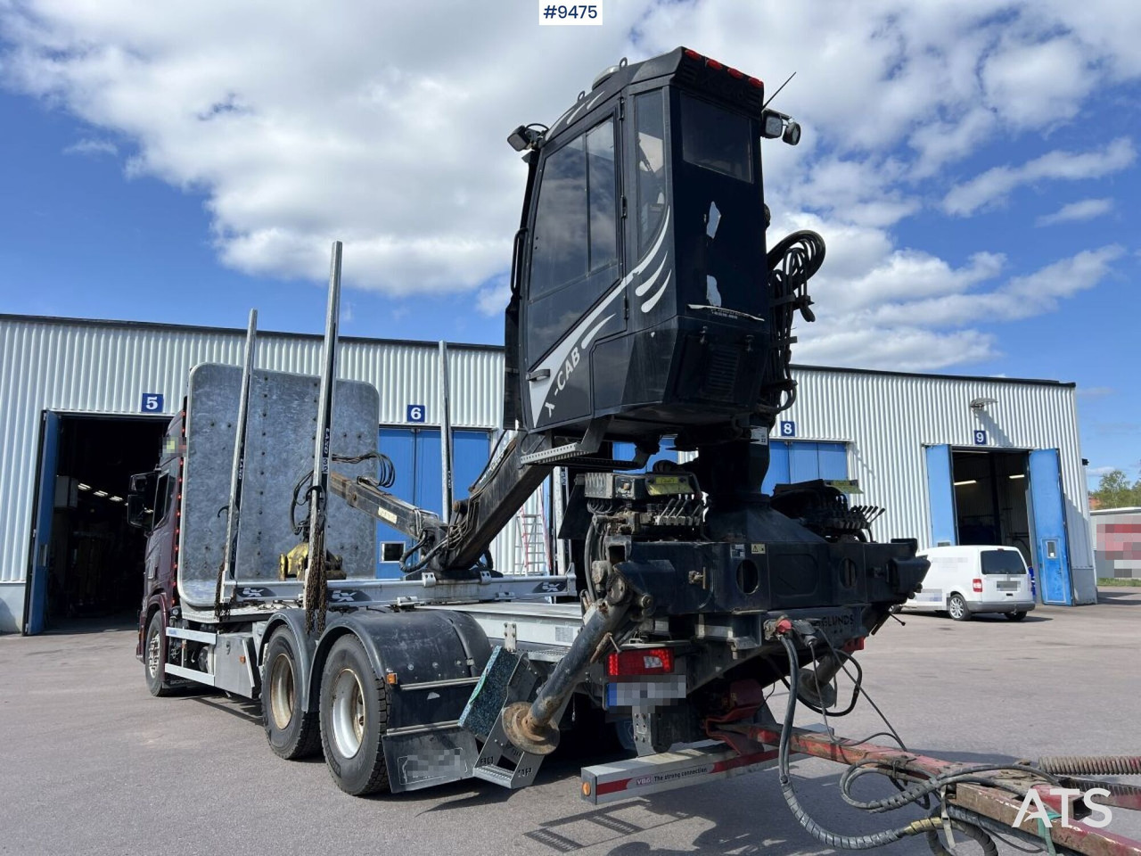 Scania R580 Timmerbil med kran och släp, Timmerekipage - Лесовоз: фото 4 Scania R580 Timmerbil med kran och släp, Timmerekipage - Лесовоз: фото 4