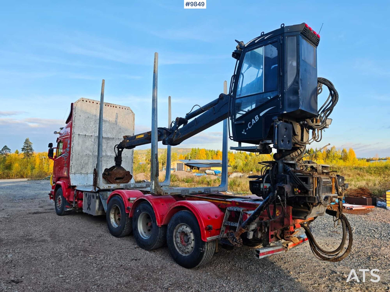 Scania R730 Tridem Timber Truck with Loglift F125S Crane (VIDEO) - Лесовоз, Автоманипулятор: фото 4 Scania R730 Tridem Timber Truck with Loglift F125S Crane (VIDEO) - Лесовоз, Автоманипулятор: фото 4